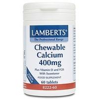 Lamberts Chewable Calcium 400mg 60 Tabs