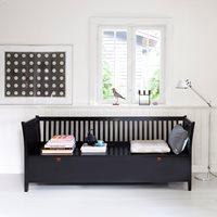 LARGE BENCH in Seaside Black