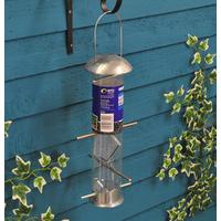 Large Heavy Duty Wild Bird Nyger Thistle Seed Bird Feeder by Gardman