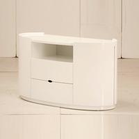 Laura TV Stand For Bedroom In High Gloss White