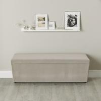 Langley Velvet Ottoman