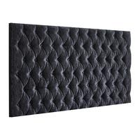 Ladybower Monreal Velluto Headboard Black Double