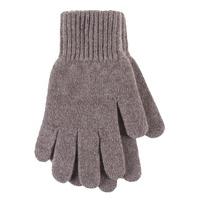 Ladies 1 Pair SockShop of London Made In Scotland 100% Cashmere Plain Gloves In Natural Shades