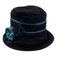 Ladies? Boho Hat, Black, Polyester