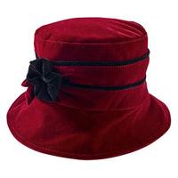 Ladies? Boho Hat, Red, Polyester