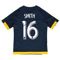 LA Galaxy Away Shirt 2017-18 - Kids with Smith 16 printing, Navy