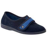 Ladies' Wide Fit Velcro Slippers