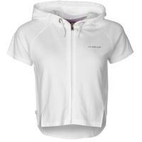 LA Gear Interlock Cap Sleeve Zip Top Womens