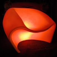 LED Smooth Curves Armchair