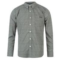 Lee Cooper Long Sleeve All Over Pattern Textile Shirt Boys