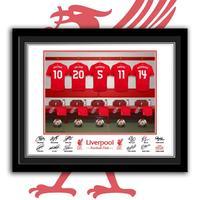 Liverpool Dressing Room Personalised Framed Print