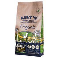 Lily's Kitchen Organic Adult Chicken & Vegetable Bake Dry Food for Dogs - Economy Pack: 2 x 7kg