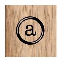 Lowercase Alphabet Letter A Stamp 3.8 x 3.8 cm