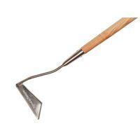 Long Handled 3 Edge Hoe Stainless Steel