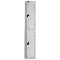 LOCKER 2 DOOR D:305MM SILVER BODY & SILVER DOOR