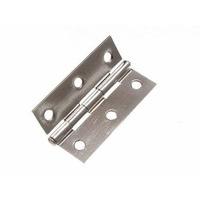 Loose Pin Butt Hinge ( Door Gate ) Chrome Plated Steel 75MM + Screws ( 6 pairs )