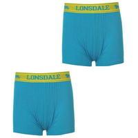 Lonsdale 2 Pack Trunk Junior Boys