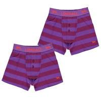 Lonsdale 2 Pack Boxers Junior