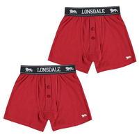 Lonsdale 2 Pack Boxers Junior