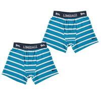 Lonsdale 2 Pack Boxers Junior