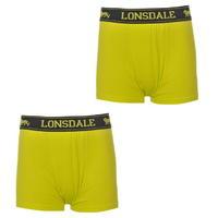 Lonsdale 2 Pack Trunk Junior Boys