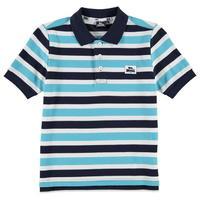 Lonsdale Yard Stripe Polo Shirt Junior Boys