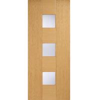 LPD Oak Calalonia Glazed Door 2040 x 726 x 40mm (80.3 x 28.6in)