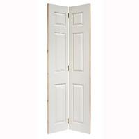 LPD 6 Panel Textured Bi-Fold Internal Door 1981x762x35mm