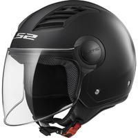 LS2 OF562 Airflow L Solid Open Face Motorcycle Helmet & Visor