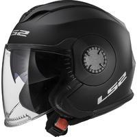 LS2 OF570 Verso Solid Open Face Motorcycle Helmet & Visor