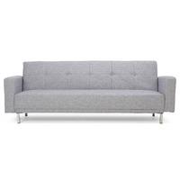 Lux 3 Seater Fabric Sofa Bed