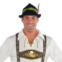 L/XL - Mens Adults Mr. Oktoberfest Men Halloween Bavarian Beer German Lederhosen Fancy Dress Costume German Drinker