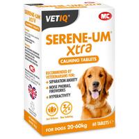 M & C Vet Iq Serene Um Calm Xtra Dog Tablets