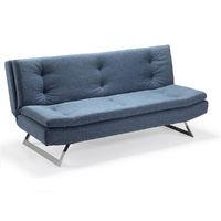 M3 Fabric Pillow Top Sofa Bed Blue