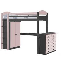 Maximus Long Graphite High Sleeper Set 2 with Pink