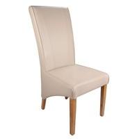 Marseille Madras Bonded Leather Dining Chairs