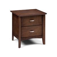 Mayan 2 Drawer Bedside Table