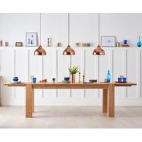 Madrid 200cm Solid Oak Extending Dining Table