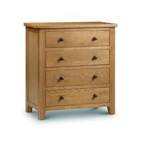 Marlborough Oak 4 Drawer Chest