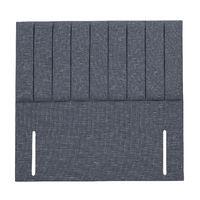 Mayfair Stripe Headboard Steel Single