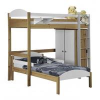 Maximus L shape high sleeper set 1 - Antique and White