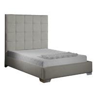 Mento Fabric Divan Bed Frame Silver Chenille Fabric Small Single 2ft 6