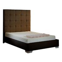 Mento Fabric Divan Bed Frame Chocolate Chenille Fabric Small Single 2ft 6