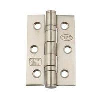 Medium Duty Satin Effect Stainless Steel Butt Hinge  Pack of 2