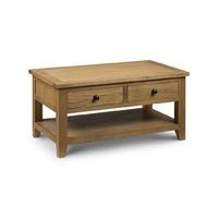 Medford Oak 2 Drawer Coffee Table