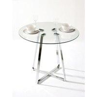 Melito Round Glass Dining Table