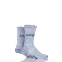 Mens 2 Pair Jeep Medium Weight Thermo Cool Terrain Socks