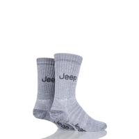 Mens 2 Pair Jeep Medium Weight Thermo Cool Terrain Socks