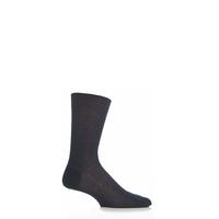 Mens 1 Pair Pantherella Plain 100% Cotton Lisle Socks