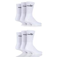 Mens 6 Pair Puma Cotton Sports Socks